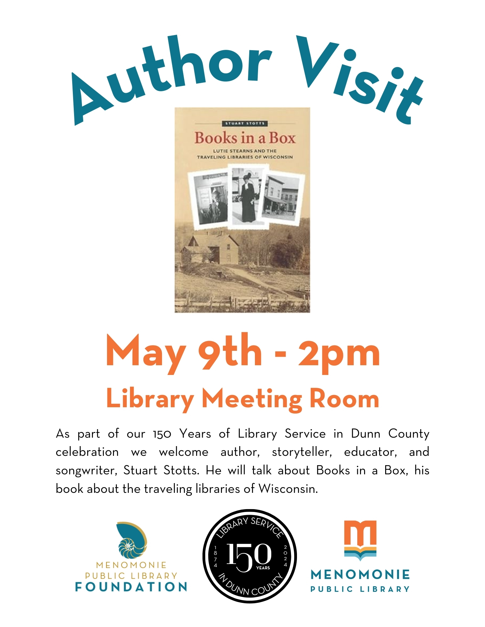 author visit poster