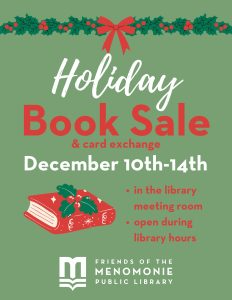 holiday book sale poster