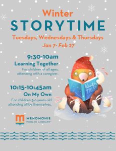 winter storytime poster