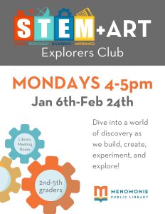 stem+art explorers club poster